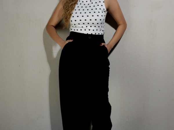 Body manga cero blanco dots print by 22